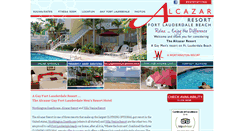 Desktop Screenshot of alcazarresort.com